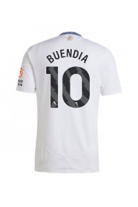 Aston Villa Emiliano Buendia #10 Fotballdrakt Borte Klær 2024-25 Korte ermer